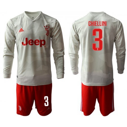 Juventus Dres CHIELLINI 3 Dječji Gostujući 2019/20 Dugim Rukavima Juventus Dres CHIELLINI 3 Dječji Gostujući 2019/20 Dugim Rukavima